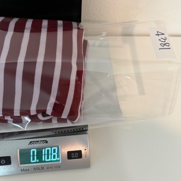 Lou Grey Dress Women XS Red Striped Long Sleeve Terry Super Soft Comfy Stretch - Picture 11 of 11